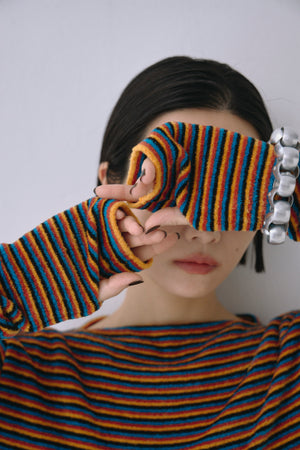Border Knit Top - A