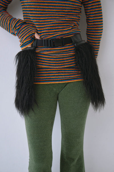 Load image into Gallery viewer, Double Craft Fur Bag
