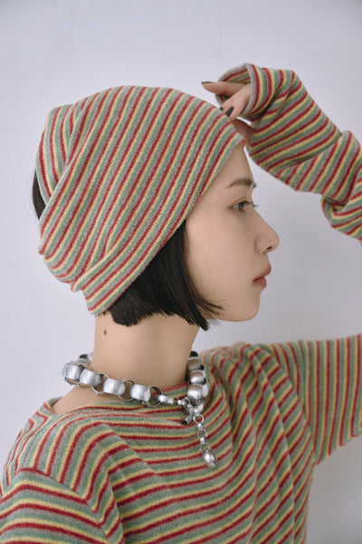 画像をギャラリービューアに読み込む, Border 2Way Turban - B
