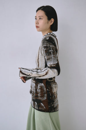 Photo Knit Pullover