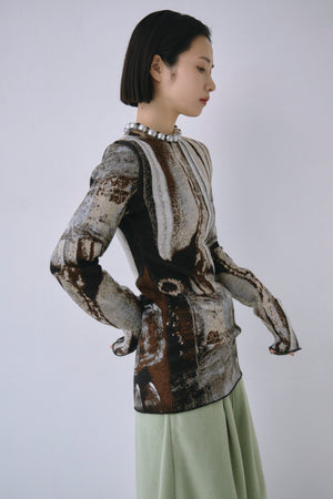 Photo Knit Pullover