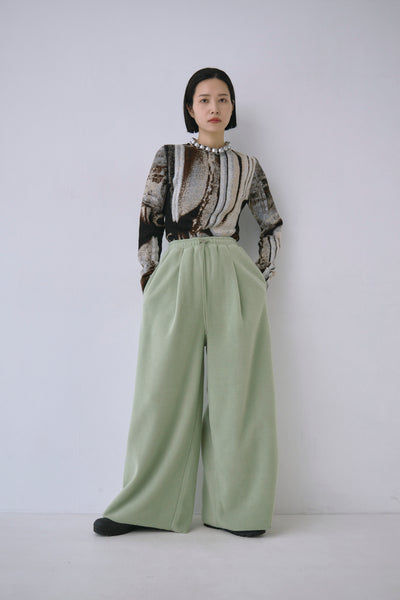 画像をギャラリービューアに読み込む, Fleece wide Pants
