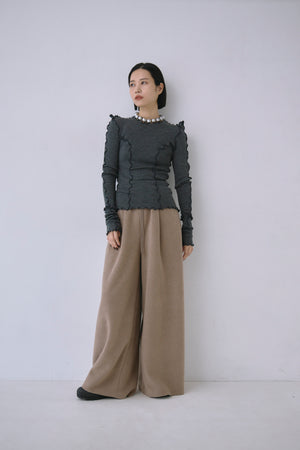 Pointed Shoulder Tops