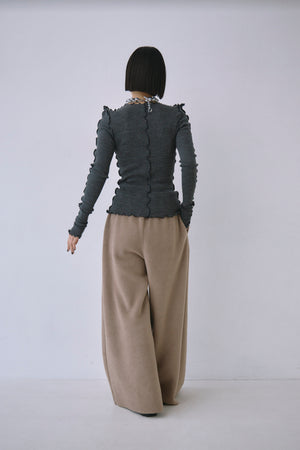 Pointed Shoulder Tops