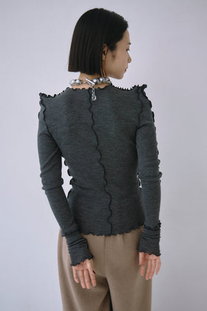 Pointed Shoulder Tops