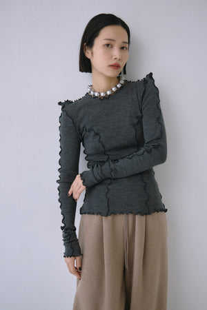 Pointed Shoulder Tops