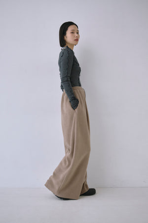Fleece wide Pants