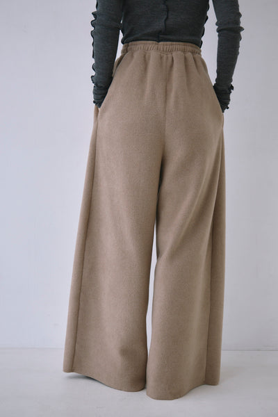 画像をギャラリービューアに読み込む, Fleece wide Pants
