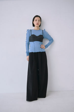 Fleece wide Pants