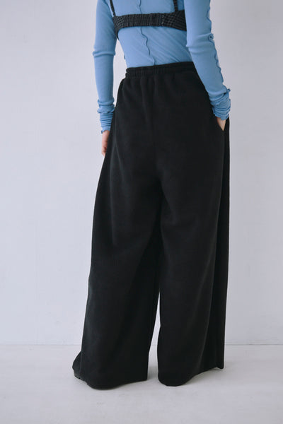画像をギャラリービューアに読み込む, Fleece wide Pants
