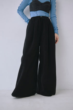 Fleece wide Pants