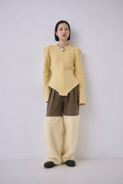 画像をギャラリービューアに読み込む, Wool Knit Bodysuit Like Pullover

