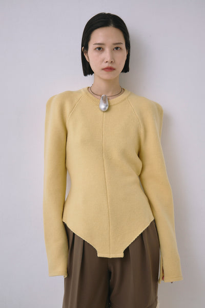 画像をギャラリービューアに読み込む, Wool Knit Bodysuit Like Pullover
