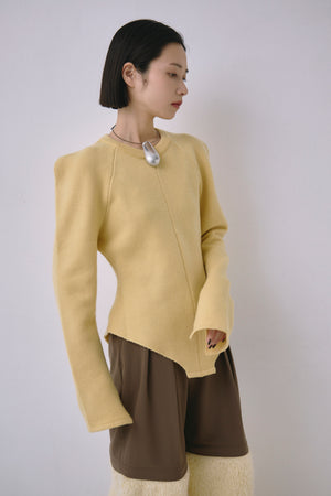 Wool Knit Bodysuit Like Pullover