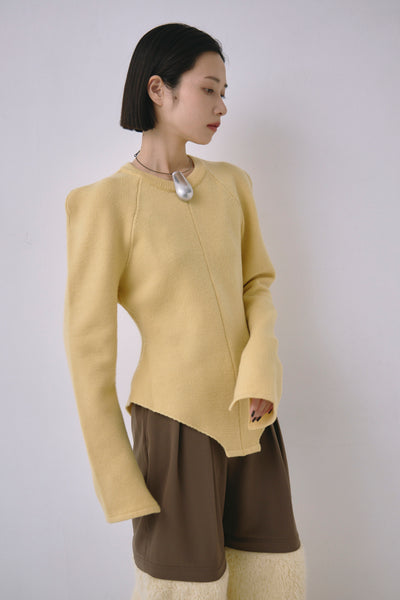 画像をギャラリービューアに読み込む, Wool Knit Bodysuit Like Pullover

