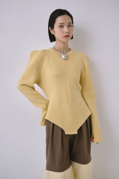 画像をギャラリービューアに読み込む, Wool Knit Bodysuit Like Pullover
