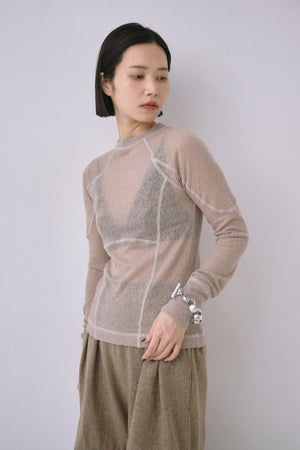 Lacy Jacquard Athletic Top