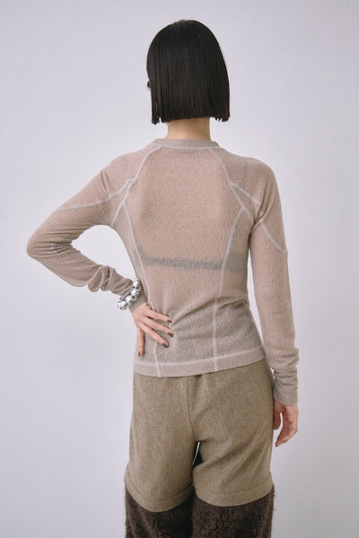 画像をギャラリービューアに読み込む, Lacy Jacquard Athletic Top
