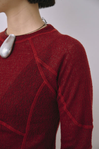 画像をギャラリービューアに読み込む, Lacy Jacquard Athletic Top
