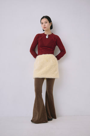 Craft fur Mini skirt