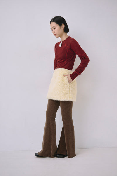 Load image into Gallery viewer, Craft fur Mini skirt
