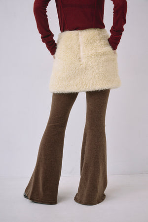 Craft fur Mini skirt