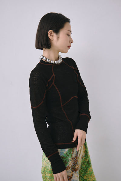 画像をギャラリービューアに読み込む, Lacy Jacquard Athletic Top
