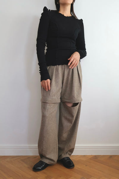 画像をギャラリービューアに読み込む, Pointed Shoulder Tops

