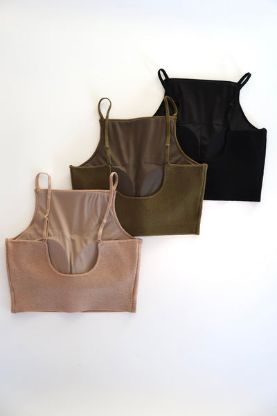 Load image into Gallery viewer, Knit Cropped Camisole
