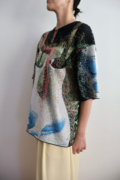 Load image into Gallery viewer, Photo Knit Big Pullover
