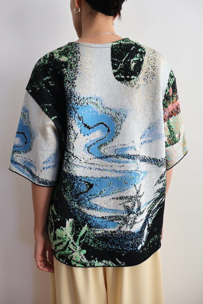 Load image into Gallery viewer, Photo Knit Big Pullover
