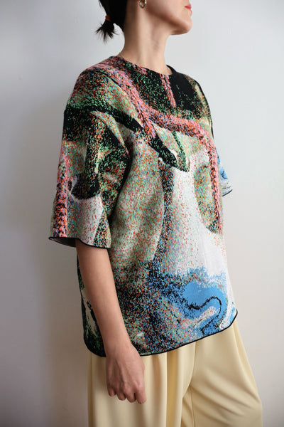 Load image into Gallery viewer, Photo Knit Big Pullover
