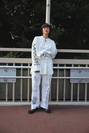 【予約商品】Mediam ×「STAMP DOODLE」Pullover 【11月下旬発送予定】
