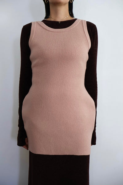 画像をギャラリービューアに読み込む, 2way Form Mini knit dress

