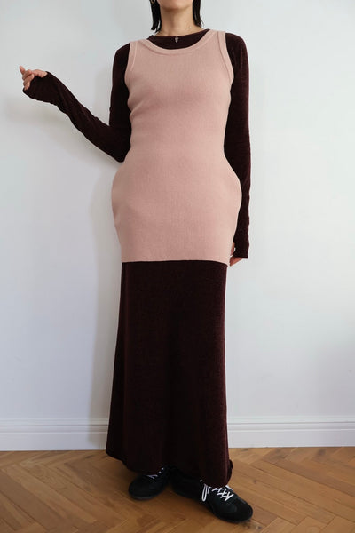 画像をギャラリービューアに読み込む, 2way Form Mini knit dress
