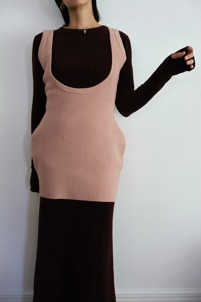 画像をギャラリービューアに読み込む, 2way Form Mini knit dress
