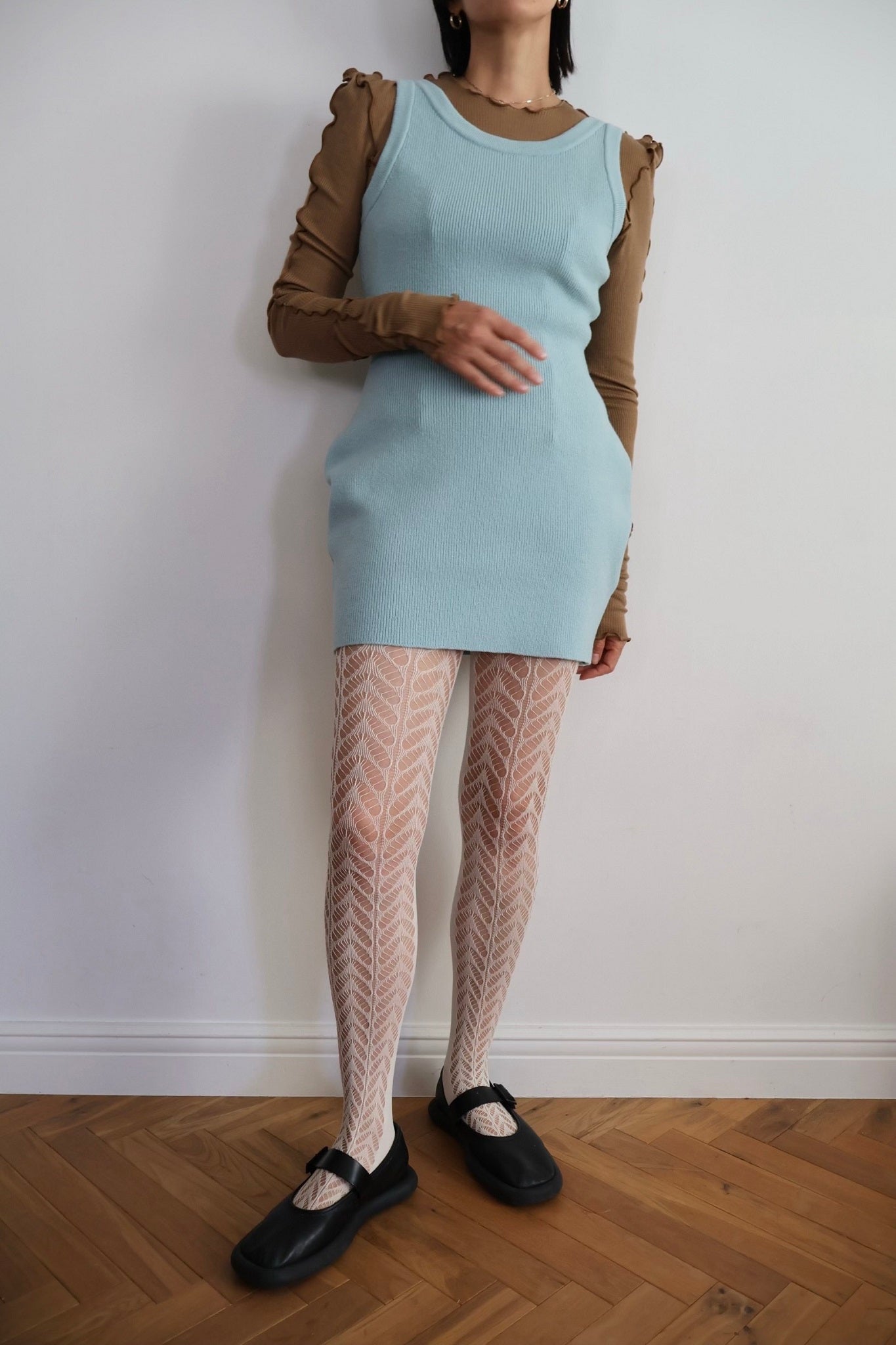 2way Form Mini knit dress – Mediam