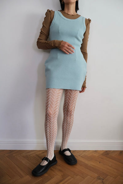 画像をギャラリービューアに読み込む, 2way Form Mini knit dress
