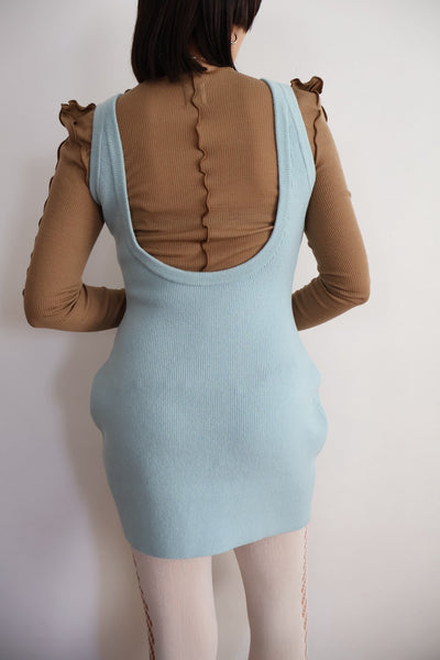 画像をギャラリービューアに読み込む, 2way Form Mini knit dress
