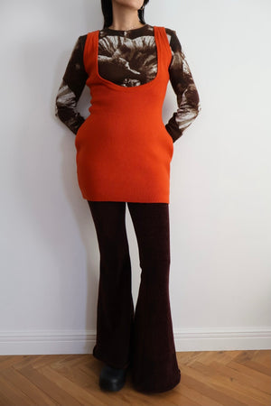 2way Form Mini knit dress