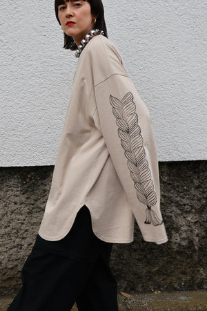 【予約商品】Mediam ×「STAMP DOODLE」Pullover 【11月下旬発送予定】