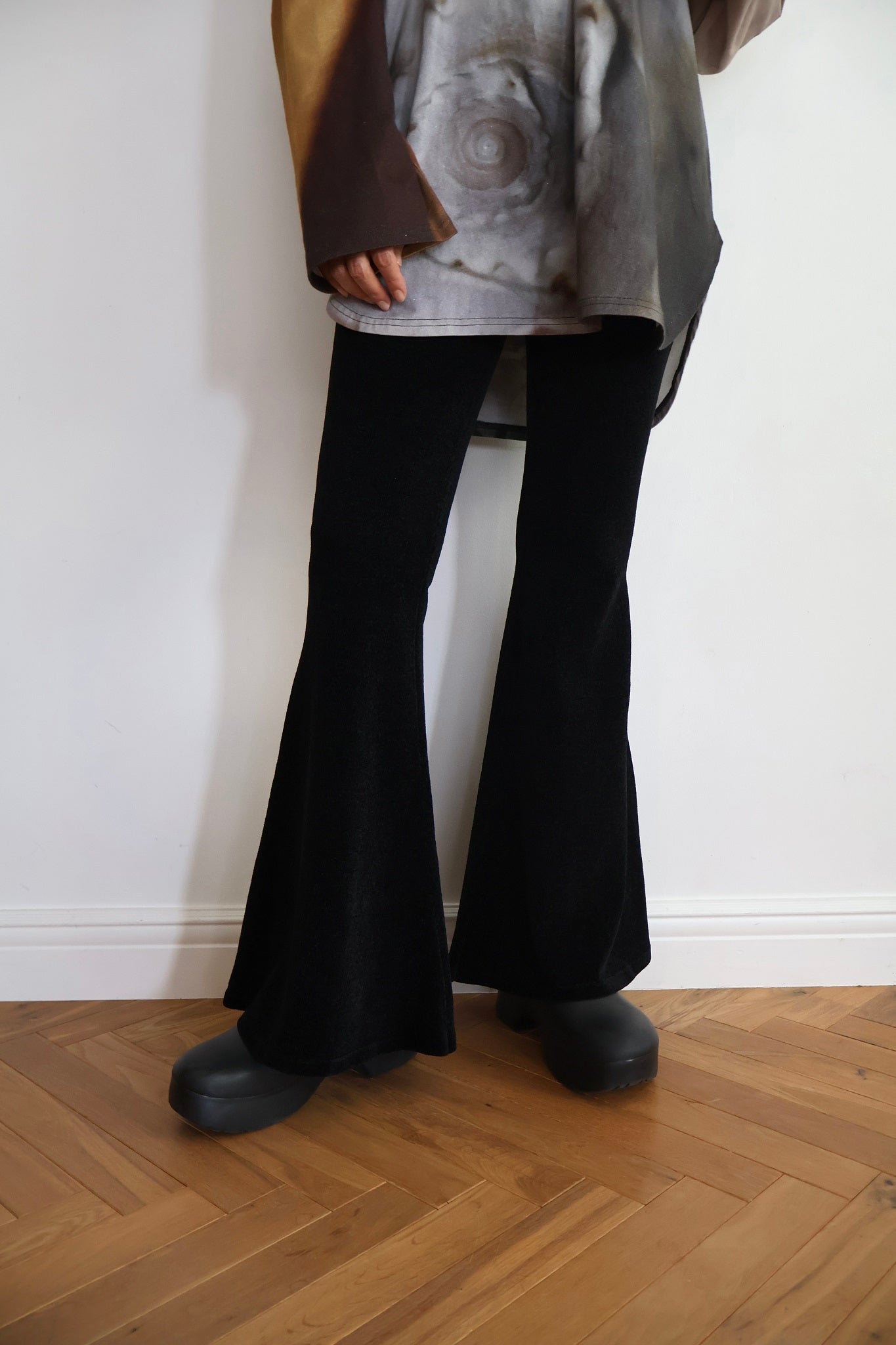 Mole Knit Bell Bottoms – Mediam