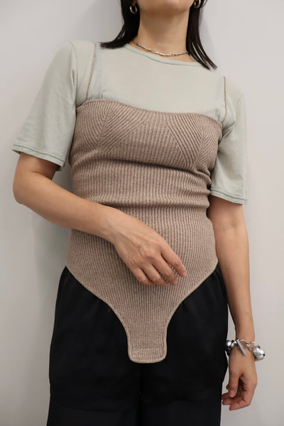 Load image into Gallery viewer, Knit Bare Bodysuit

