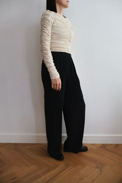 Load image into Gallery viewer, Cotton Tulle Gather Top
