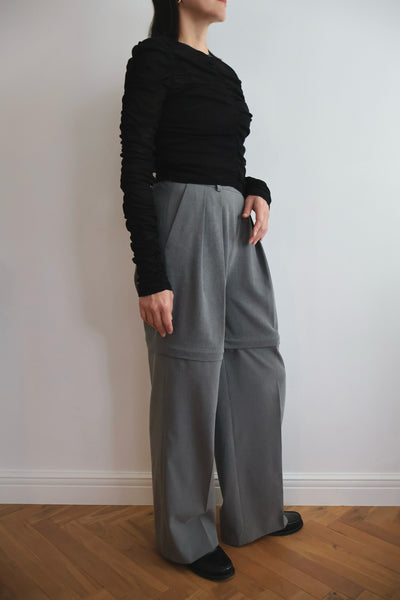 Load image into Gallery viewer, Cotton Tulle Gather Top
