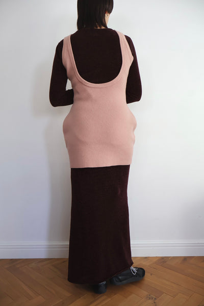 画像をギャラリービューアに読み込む, 2way Form Mini knit dress
