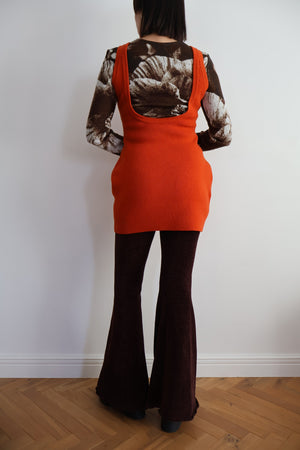 2way Form Mini knit dress