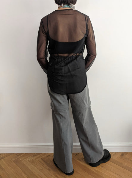 画像をギャラリービューアに読み込む, Sheer Long Tee
