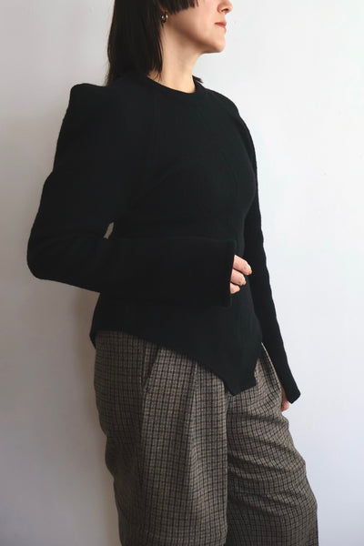 画像をギャラリービューアに読み込む, Wool Knit Bodysuit Like Pullover
