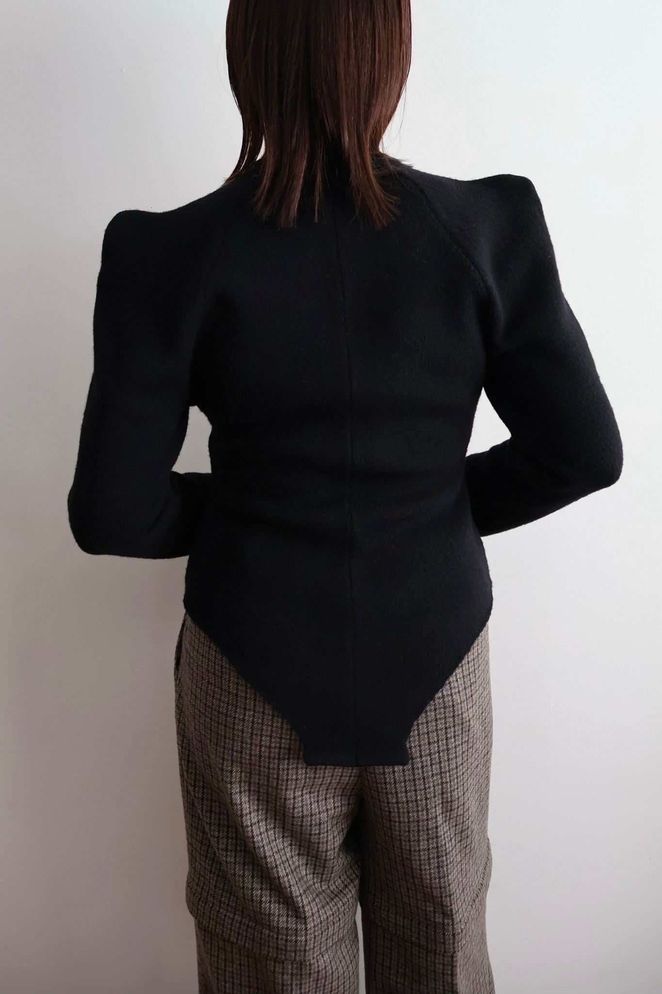 Mediam / WoolKnitBodySuitPullover ニット Wool Knit Bodysuit Like Pullover – Mediam